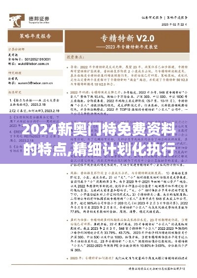 2024新奥门特免费资料的特点,精细计划化执行_BT16.528