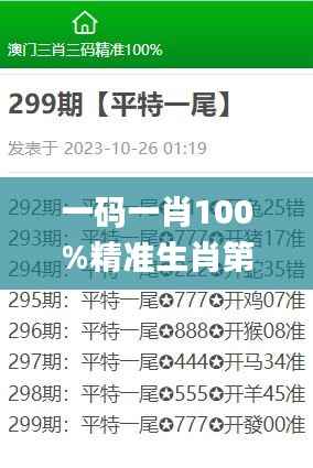 一码一肖100%精准生肖第六,实地说明解析_L版1.247