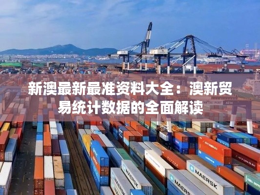 新澳最新最准资料大全:澳新贸易统计数据的全面解读
