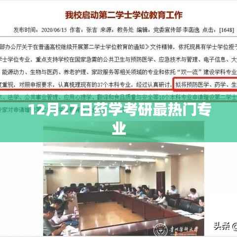 药学考研热门专业解析,选择哪些专业更有前景?