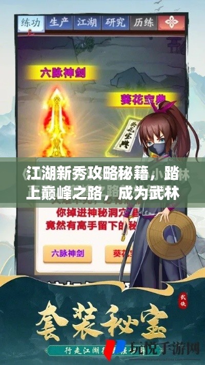 江湖新秀攻略秘籍,踏上巅峰之路,成为武林霸主!